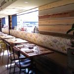 CUCINA ENOTECA DEL MAR live edge and reclaimed wood 